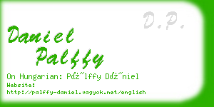 daniel palffy business card